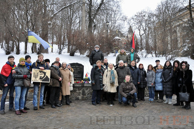 Шествие в память о Герое Небесной Сотни Сергее Нигояне состоялось в центре Киева 11