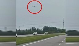 український безпілотник патрулює донецьку об’їздну
