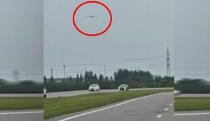 Укоаїнський дрон патрулює об’їздну дорогу в окупованому Донецьку. ВIДЕО