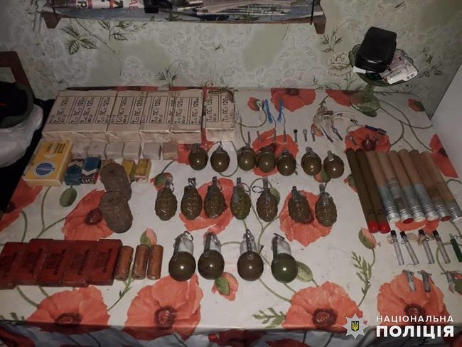 Аресенал боеприпасов и взрывчатки, принадлежащий бывшему участнику АТО, обнаружен на Луганщине, - пресс-центр ОС 01