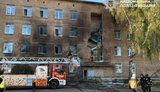Наслідки удару по школі в Солом’янському районі Києва: учні та працівники перебували в укритті. ФОТОрепортаж