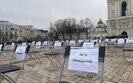 Акція Порожні стільці у Києві 15 листопада 2024 року