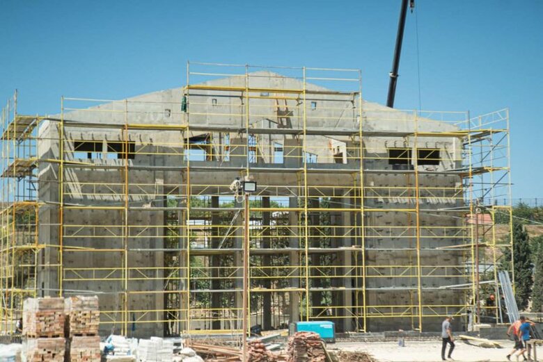 На территории Херсонеса Таврического в Крыму оккупанты развернули строительство амфитеатра 01