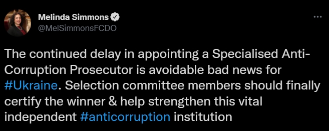 Затримка із призначенням голови САП - погана новина для України, - посол Великої Британії Сіммонс 01 Затримка із призначенням голови САП - погана новина для України, - посол Великої Британії Сіммонс 01