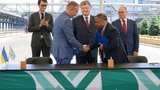 В крупнейшем морском порту Украины открыли новый зерновой терминал. ФОТОрепортаж