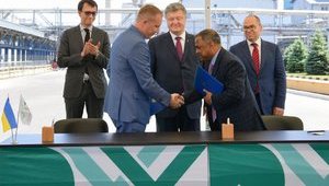 В крупнейшем морском порту Украины открыли новый зерновой терминал. ФОТОрепортаж