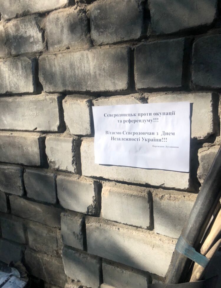 Partisans in occupied territories congratulated Ukrainians on Independence Day 01