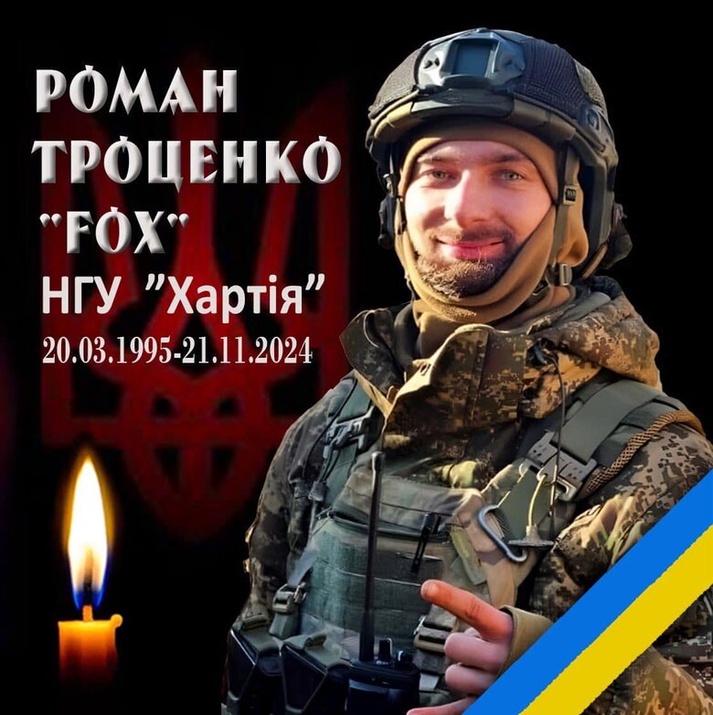загиблий воїн Роман Троценко