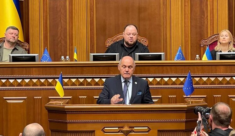 У ВР виступає президент Нацради Австрії Соботка. ФОТО