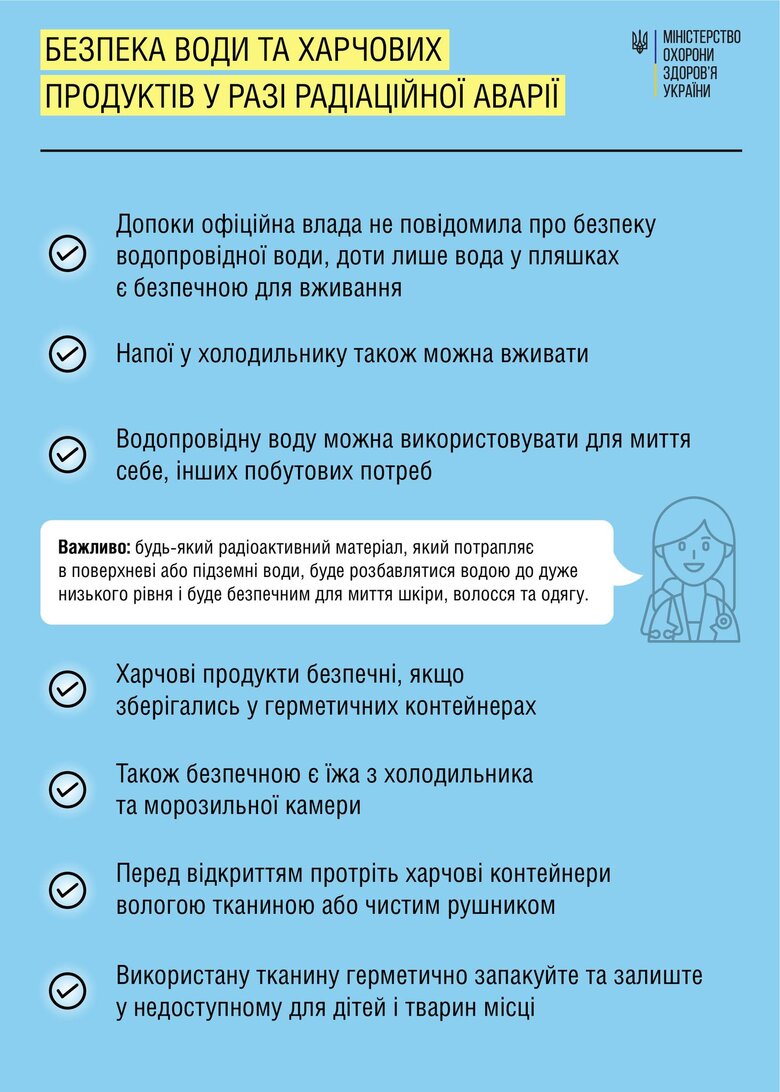 Минздрав обнародовал алгоритм действий на случай радиационной аварии 02