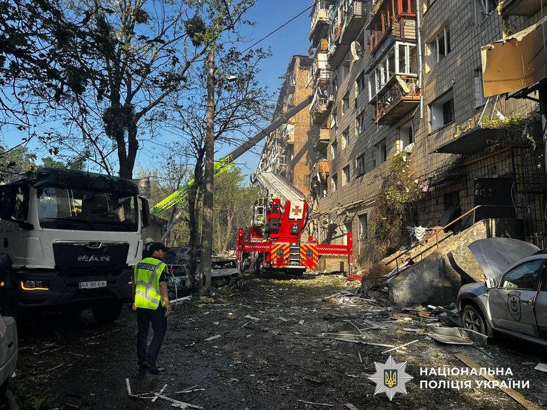 Kyiv after the shelling on 17 June