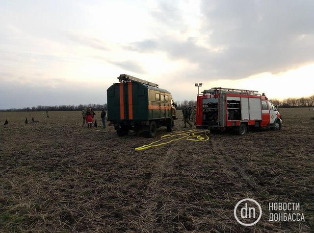 Mi-2 helicopter crashed near Kramatorsk 02