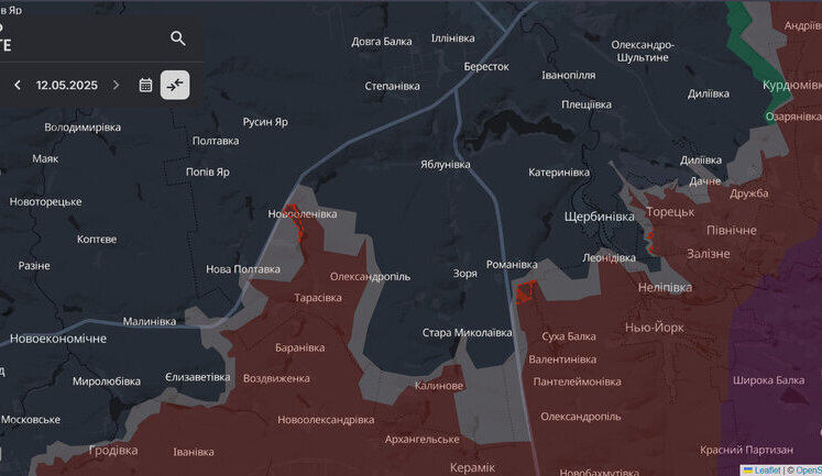 Russians have advanced in Toretsk and nearby settlements, - DeepState