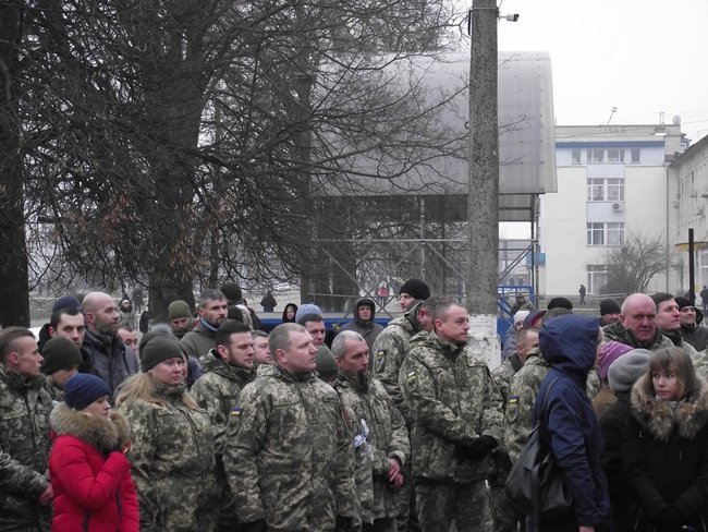 С воином 58-й ОМПБр Антоном Хобой, погибшим 26 января на Донбассе, простились в Шостке 17
