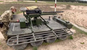 New Ukrainian combat robot is being tested. VIDEO