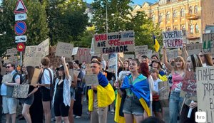 Акція з вимогою повернути Федорова третій день триває у Києві. ФОТОрепортаж