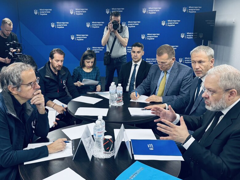 Rafael Grossi arrived in Ukraine on a visit on 3 June.