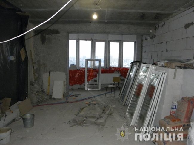 Из-за обрыва снаряжения в Киеве погиб промышленный альпинист, - Нацполиция 02