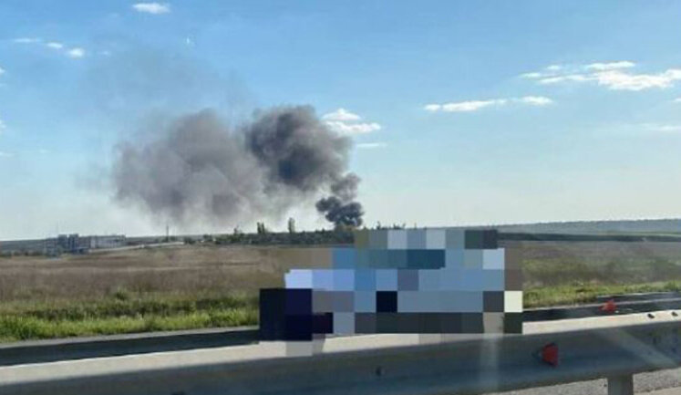 На базі російських прикордонників поблизу Сімферополя в окупованому Криму стався вибух. ФОТО