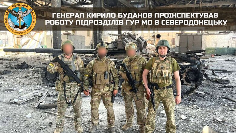 Буданов проинспектировал работу подразделений ГУР в Северодонецке 01