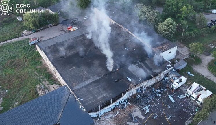Night attack on Odesa region: Nova Poshta branch destroyed. PHOTOS