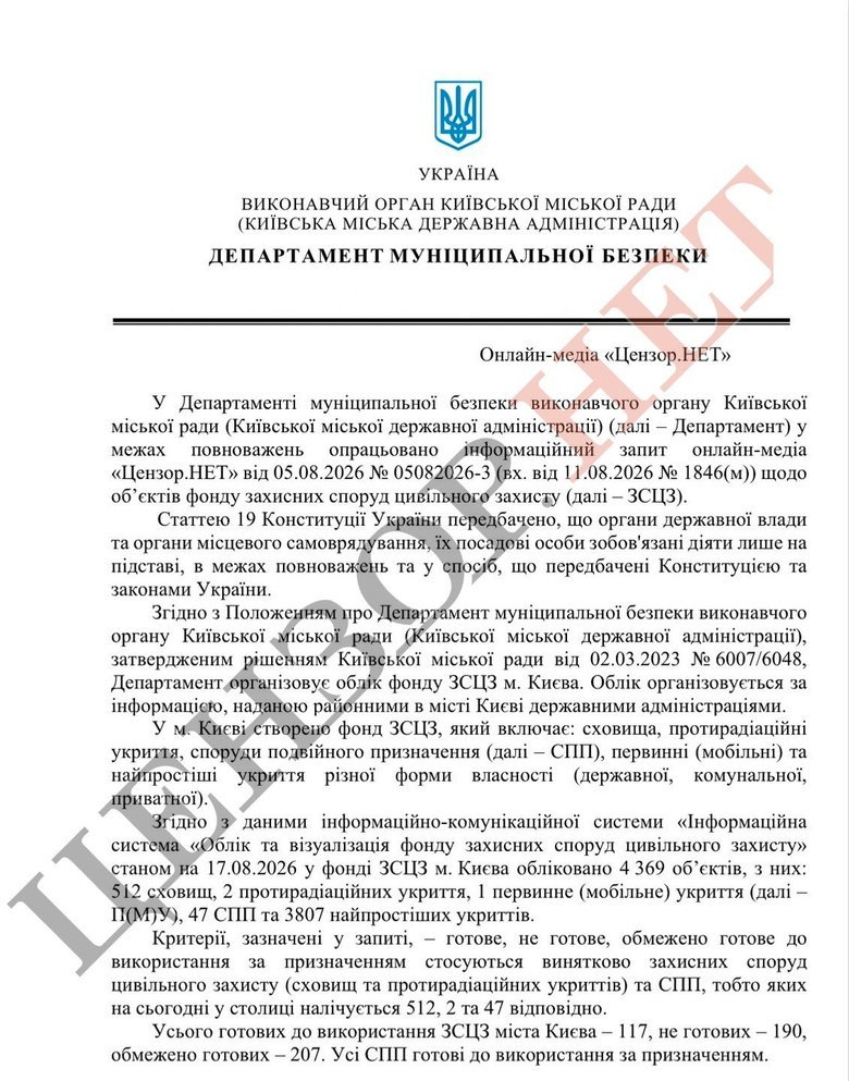 Укриття в Києві: скільки їх та які?