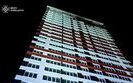 UAV fragments hit unfinished multi-storey building