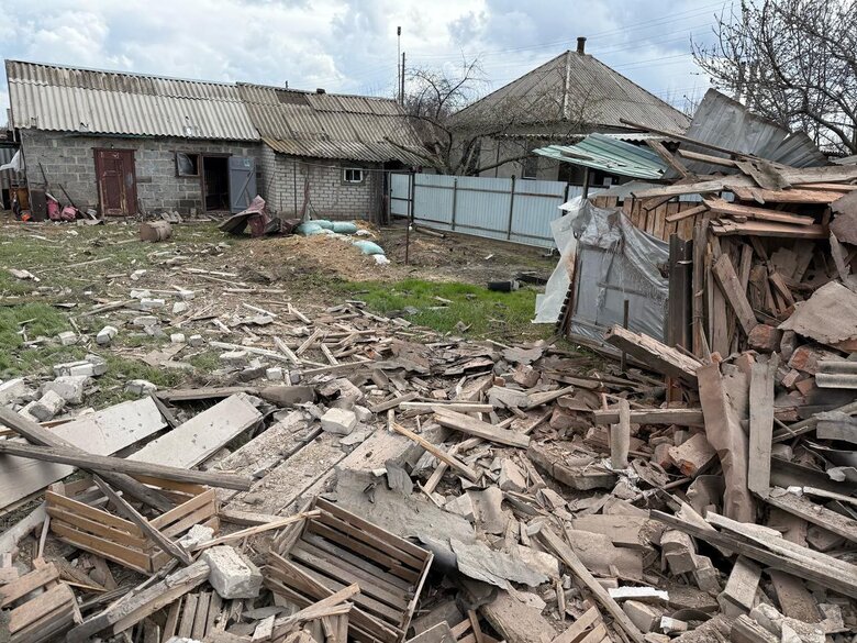 Consequences of shelling in Donetsk region on 8 April 2025
