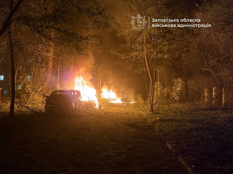 Обстріли Запоріжжя зранку 10 довтня