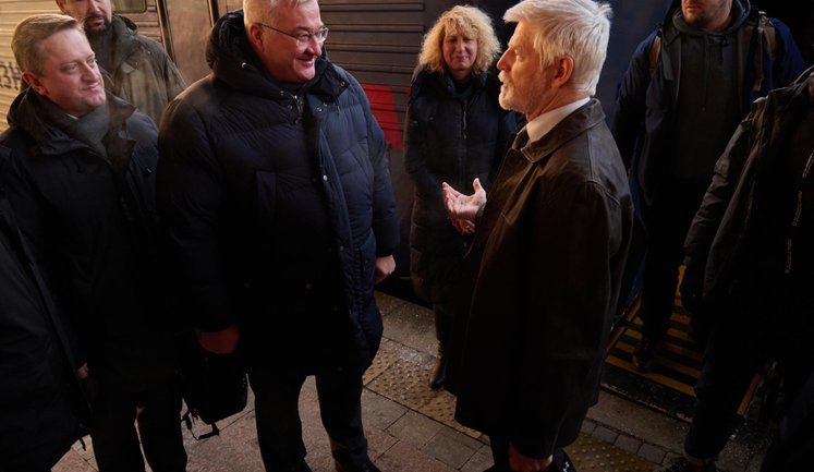 Президент Чехії Павел прибув до Києва з офіційним візитом. ФОТО