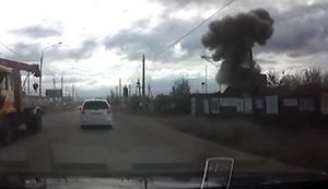 В пункте приема металлолома в российской Чите взорвалась ракета ЗРК С-200 "Ангара". ВИДЕО регистратора