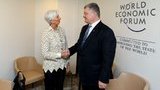 Порошенко и представитель МВФ Лагард обсудили финансовую ситуацию в Украине