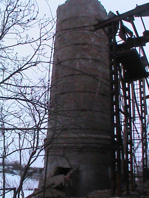 обрушение труба