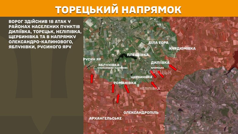 Карта боевых действий