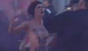FEMEN in Vatican - Traditionally Naked with Pink Smoke. VIDEO