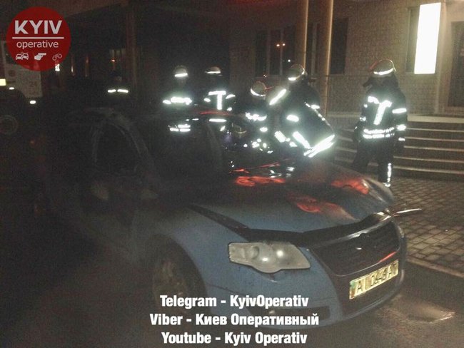 Вночі в Києві вибухнув автомобіль, - Київ Оперативний 01