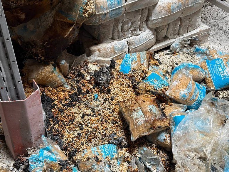 Російяни влучили у склад Всесвітньої продовольчої програми ООН у Дніпрі. Знищено щонайменше 10 тисяч продуктових наборів