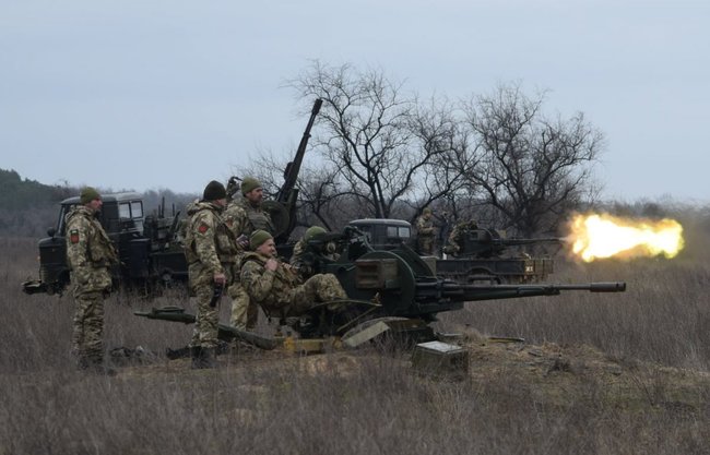Піхотинці на Херсонщині тренуються знищувати наземні цілі з зенітних установок 02