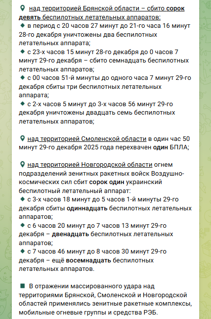 Атака на резиденцию Путина: что говорят в Минобороны РФ?
