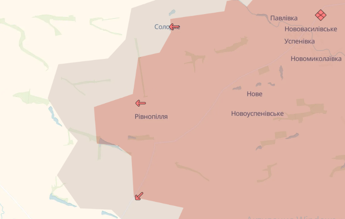 мапи DeepState Рівнопілля