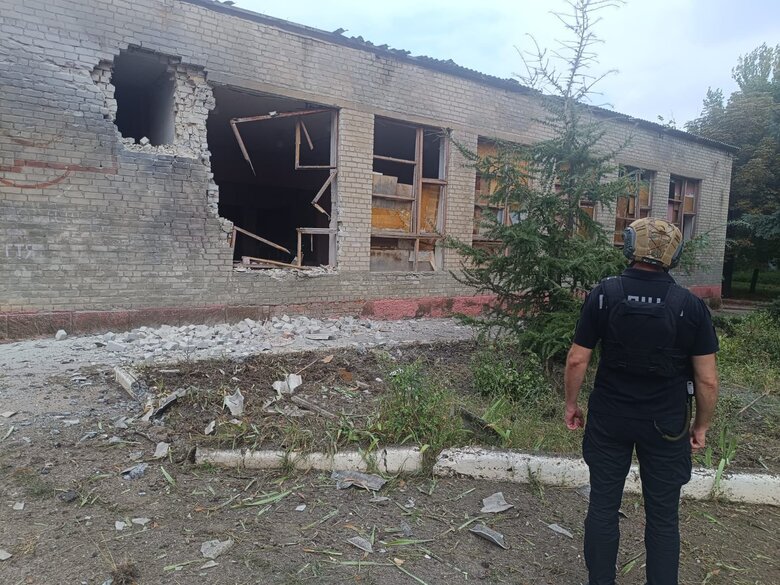 Kostiantynivka after the shelling