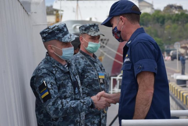 Корабель Берегової охорони США Hamilton залишив Україну 01 Корабель Берегової охорони США Hamilton залишив Україну 01