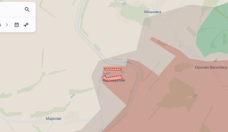 Ворог окупував Андріївку та Новомаркове, просунувся на Донеччині, - DeepState