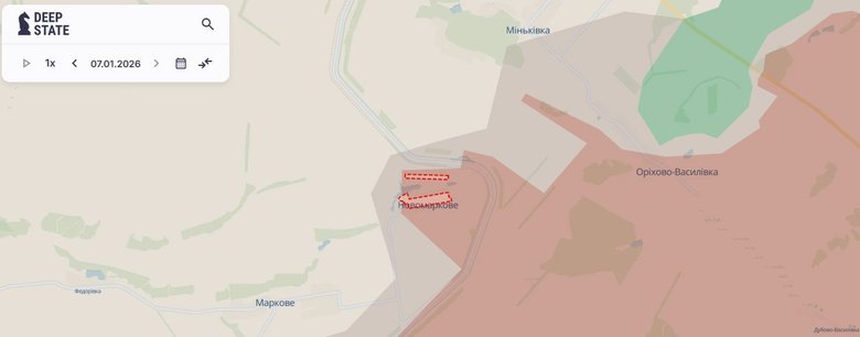 Просування ворога на Донеччині