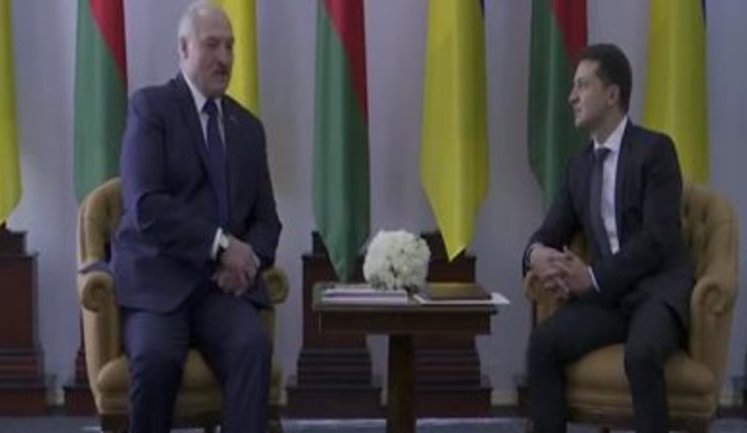 Zelenskyi, Lukashenko meet in Zhytomyr. VIDEO