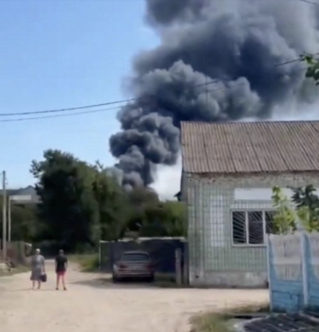 A polystyrene foam factory is on fire in Rivne region following an explosion