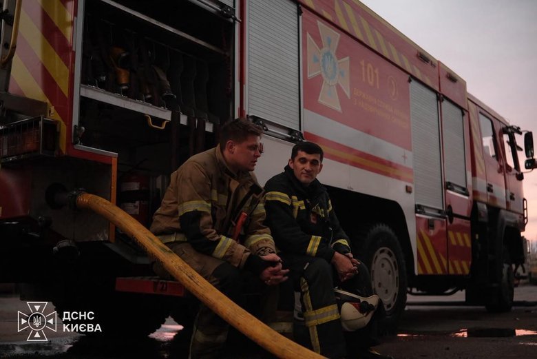 Київ після обстрілу