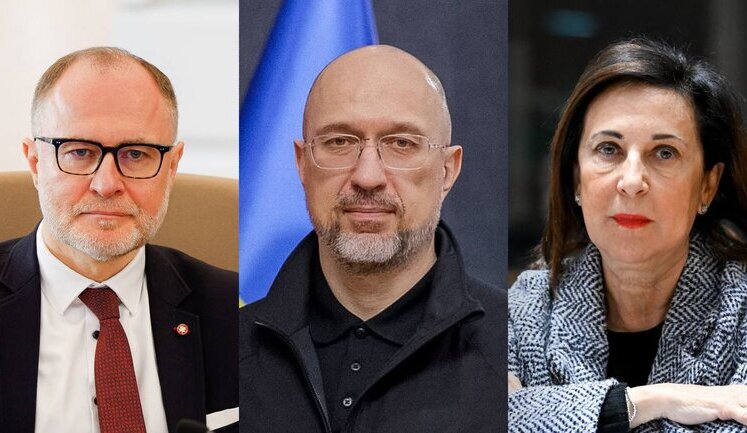 Шмигаль обговорив із міністрами оборони Латвії та Іспанії виробництво дронів і посилення обороноздатності України