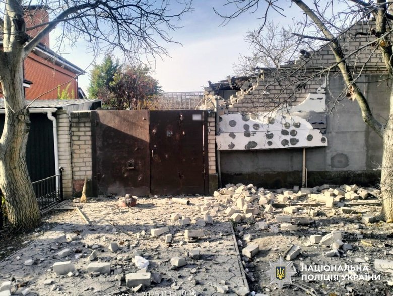 Последствия вражеских обстрелов Херсонской области