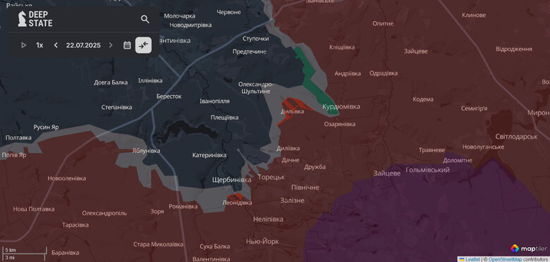 Russians advance in Donetsk region